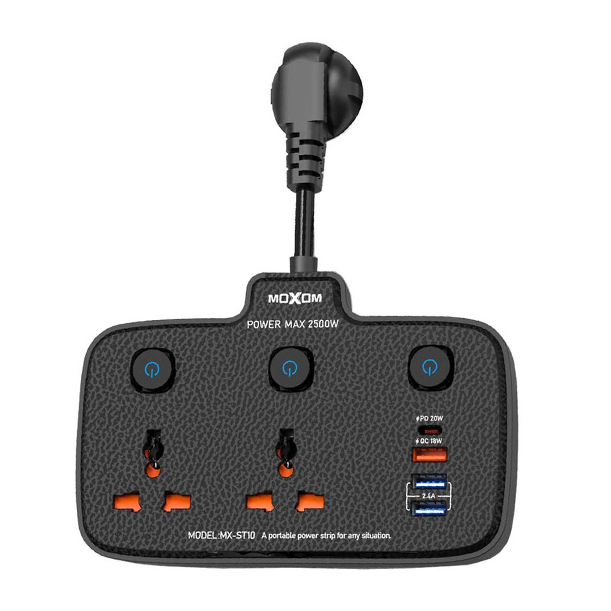 چند راهی برق موکسوم مدل MX-ST10 چند راهی برق موکسوم مدل MX-ST10
