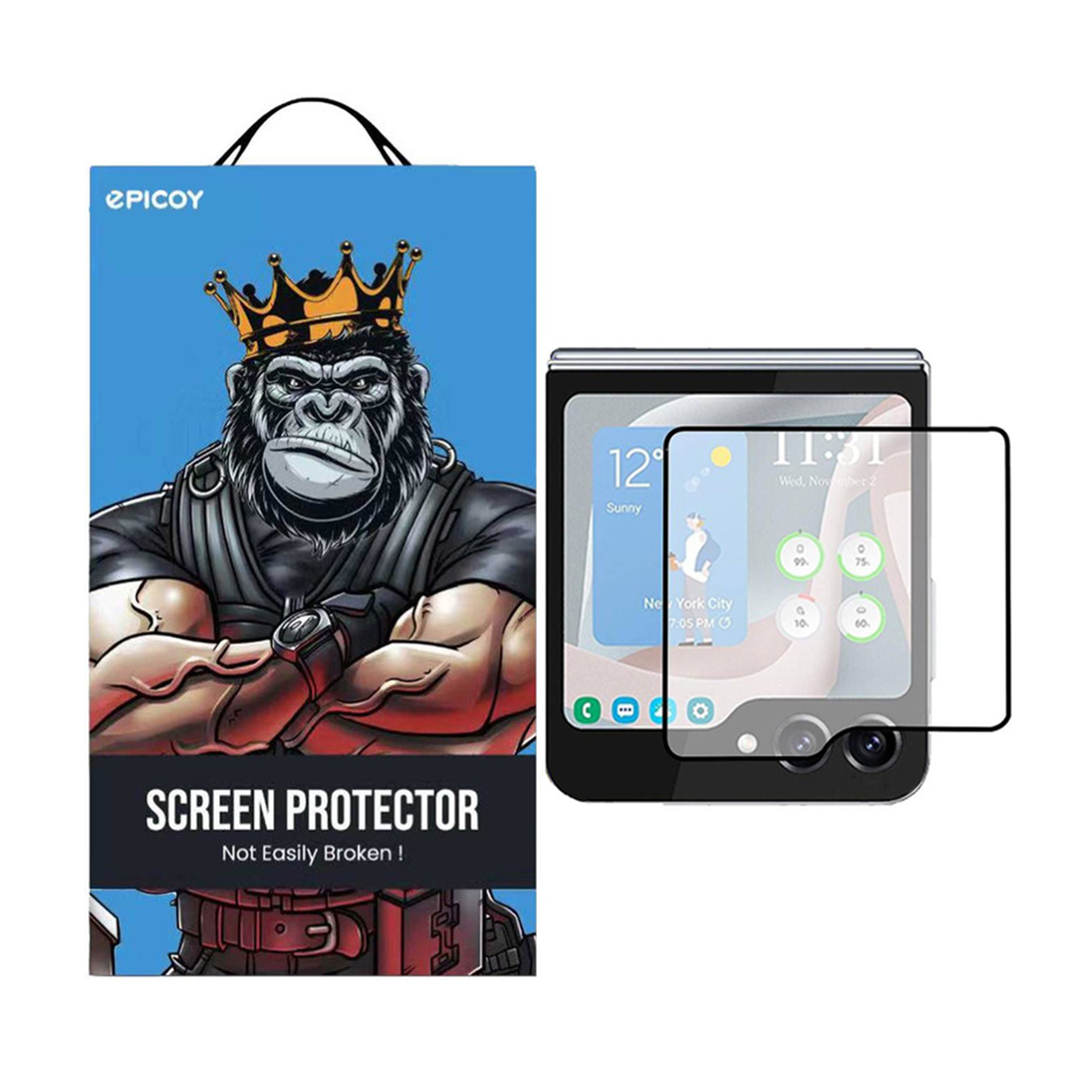 گلس پشت گوشی سامسونگ Galaxy Z Flip5 اپیکوی مدل Super Power گلس پشت گوشی سامسونگ Galaxy Z Flip5 اپیکوی مدل Super Power