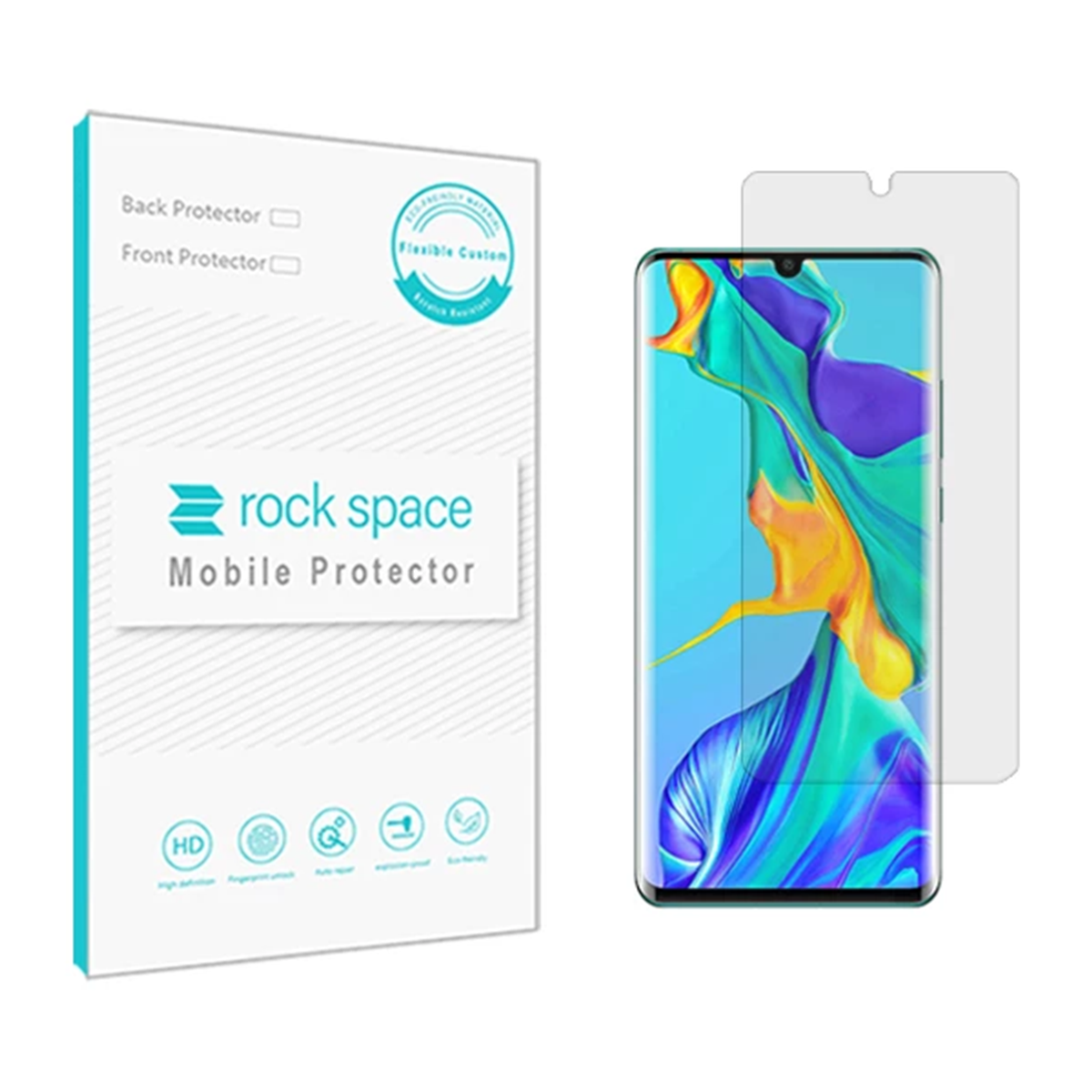 محافظ صفحه نمایش گوشی هوآوی P30 Pro راک اسپیس مدل Hydrogel محافظ صفحه نمایش گوشی هوآوی P30 Pro راک اسپیس مدل Hydrogel