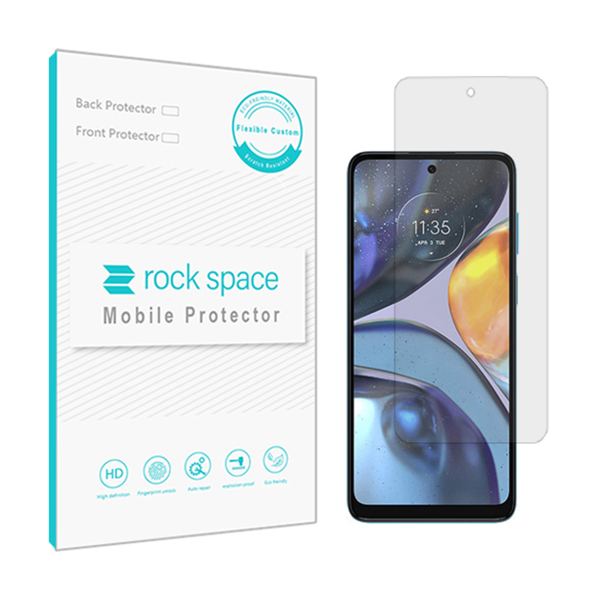 گلس گوشی موتورولا Moto G22 راک اسپیس مدل Hydrogel HGL گلس گوشی موتورولا Moto G22 راک اسپیس مدل Hydrogel HGL