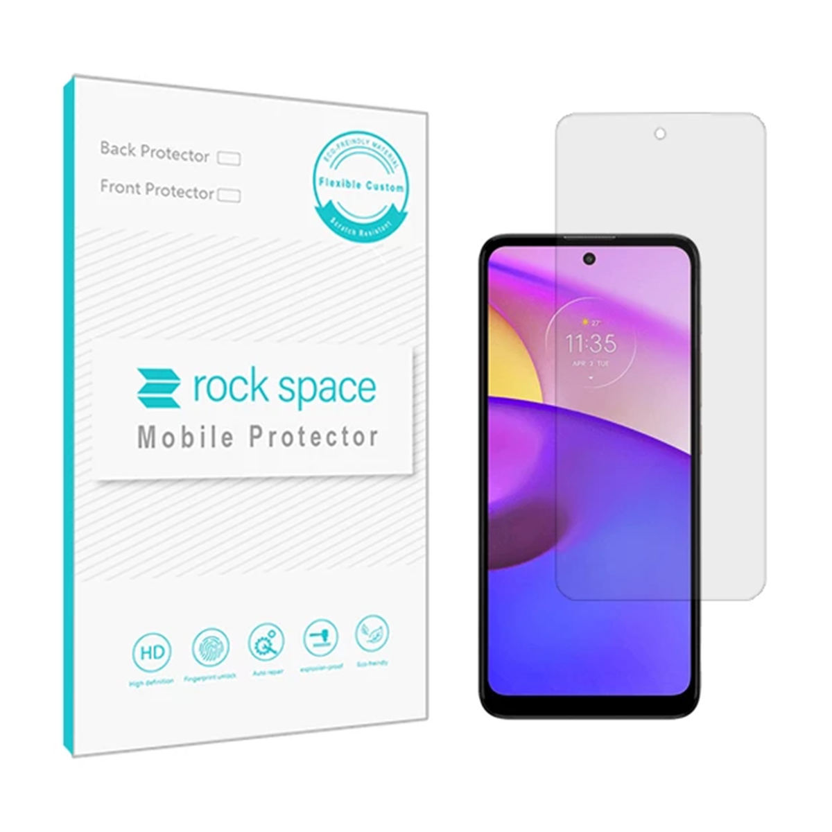 گلس گوشی موتورولا Moto E40 راک اسپیس مدل Hydrogel HGL  گلس گوشی موتورولا Moto E40 راک اسپیس مدل Hydrogel HGL