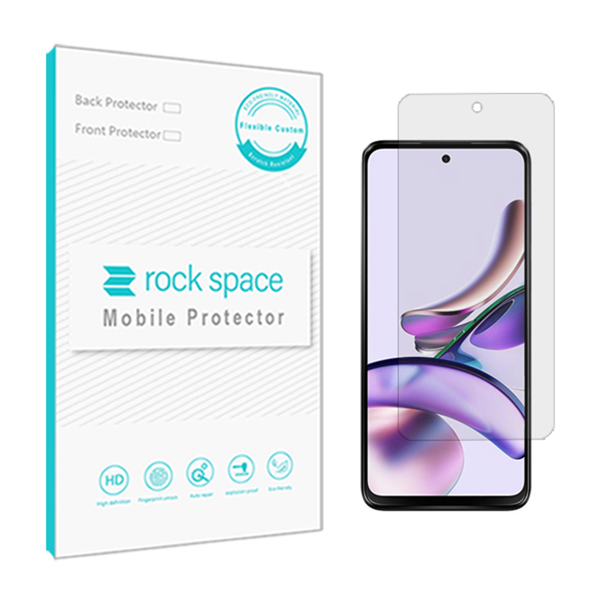 محافظ صفحه نمایش گوشی موتورولا Moto G13 راک اسپیس مدل Hydrogel  محافظ صفحه نمایش گوشی موتورولا Moto G13 راک اسپیس مدل Hydrogel