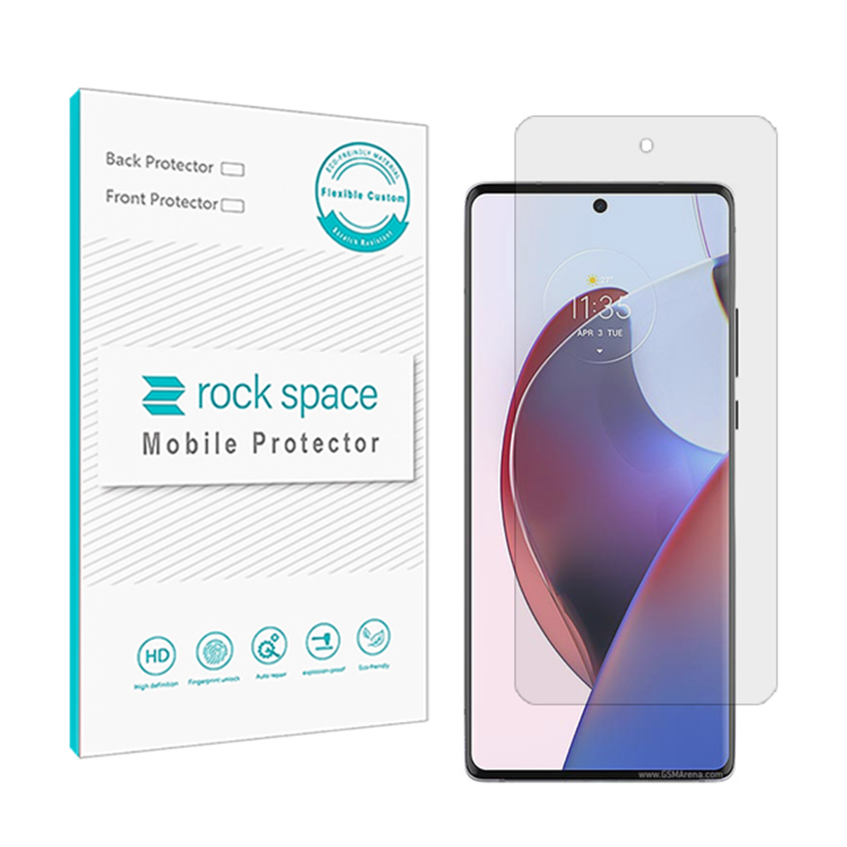 گلس گوشی موتورولا Edge 30 Ultra راک اسپیس مدل Hydrogel HGL گلس گوشی موتورولا Edge 30 Ultra راک اسپیس مدل Hydrogel HGL