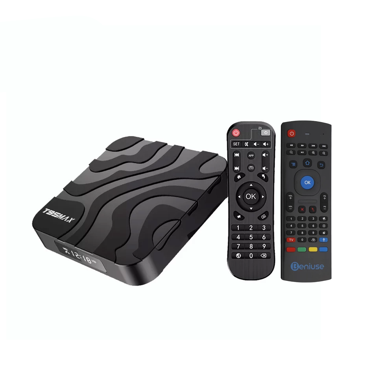اندروید باکس مدل T95 Max به همراه ریموت کنترل ایر ماوس بنیوس BE-AM01 اندروید باکس مدل T95 Max به همراه ریموت کنترل ایر ماوس بنیوس BE-AM01