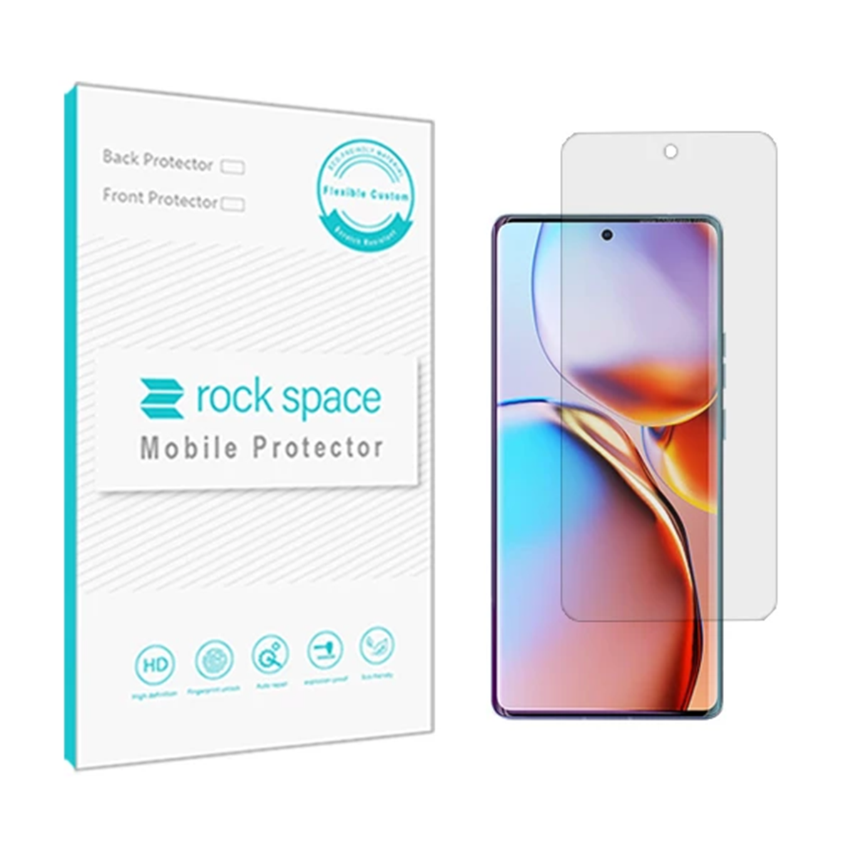 گلس گوشی موتورولا Edge 40 Pro راک اسپیس مدل Hydrogel HGL  گلس گوشی موتورولا Edge 40 Pro راک اسپیس مدل Hydrogel HGL