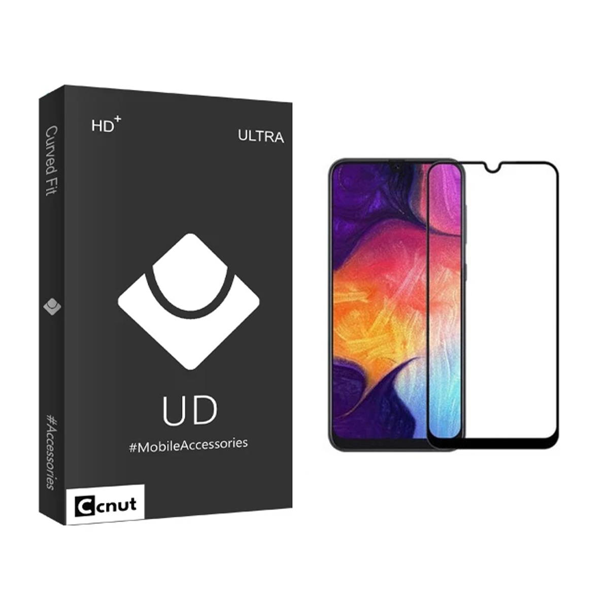 گلس گوشی سامسونگ Galaxy A12 کوکونات مدل UD Black گلس گوشی سامسونگ Galaxy A12 کوکونات مدل UD Black