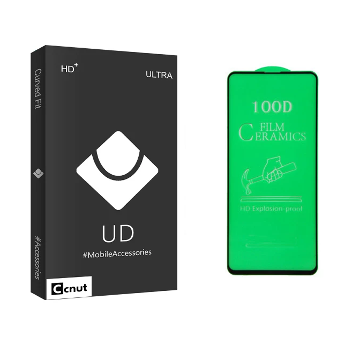 محافظ صفحه نمایش سرامیکی گوشی سامسونگ Galaxy A72 کوکونات مدل UD Black محافظ صفحه نمایش سرامیکی گوشی سامسونگ Galaxy A72 کوکونات مدل UD Black