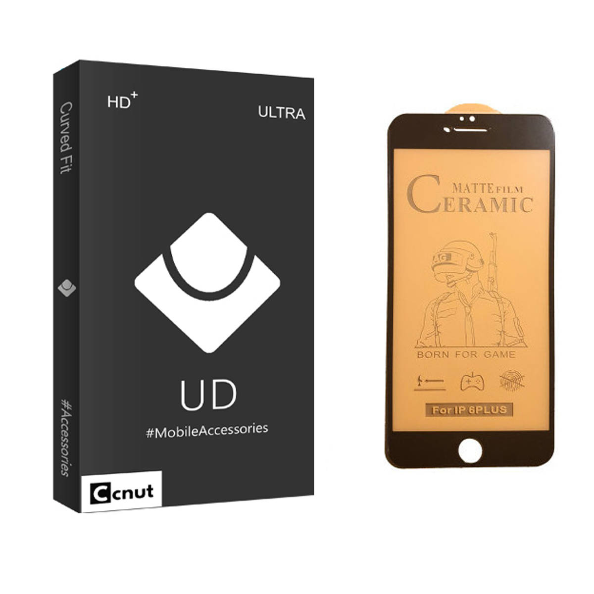 محافظ صفحه نمایش سرامیکی مات گوشی اپل iPhone 6 Plus کوکونات مدل UD Black محافظ صفحه نمایش سرامیکی مات گوشی اپل iPhone 6 Plus کوکونات مدل UD Black