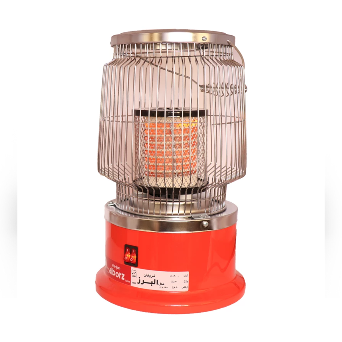 بخاری برقی البرز V2000 مدل 360