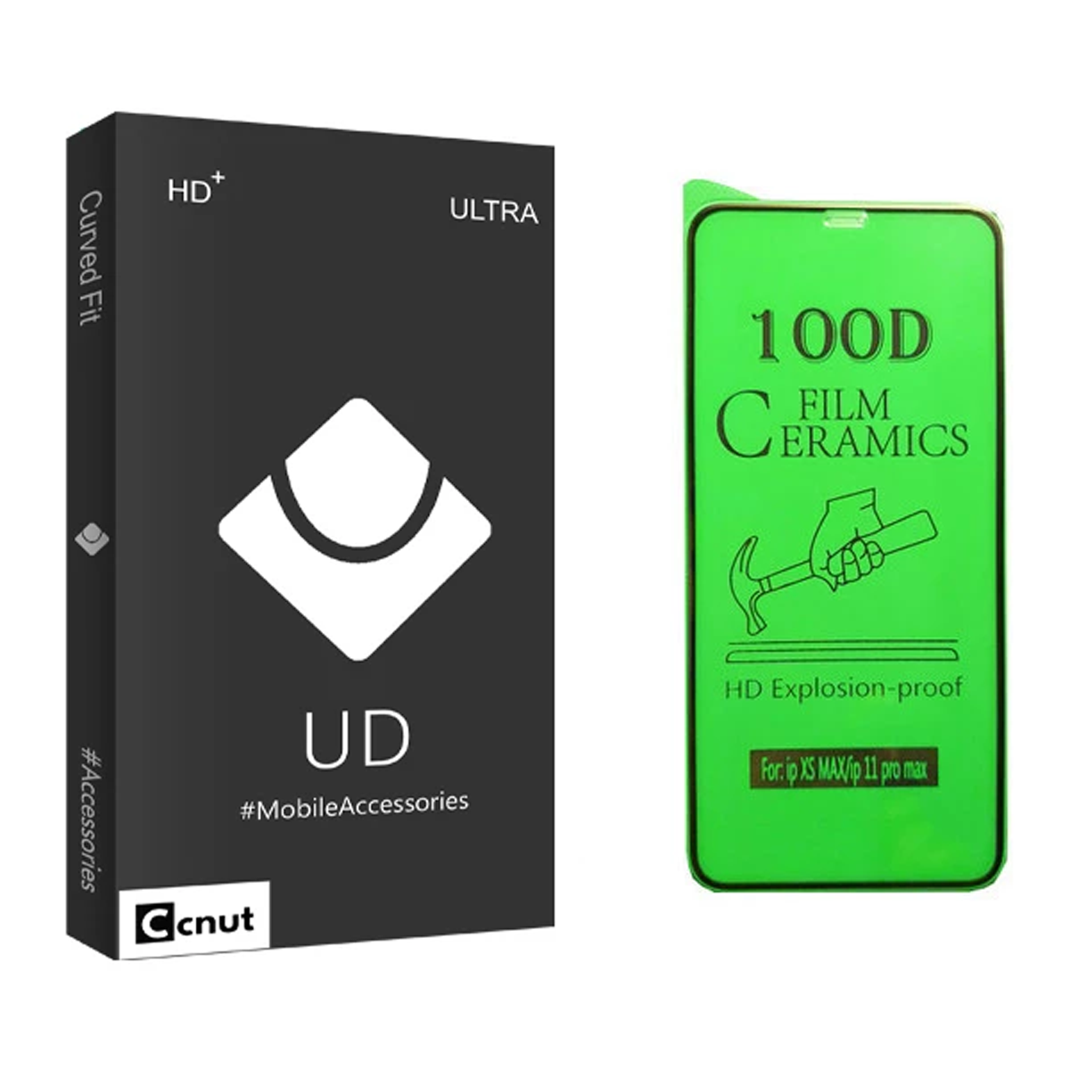 محافظ صفحه نمایش سرامیکی گوشی اپل iPhone 11 Pro Max کوکونات مدل UD Black محافظ صفحه نمایش سرامیکی گوشی اپل iPhone 11 Pro Max کوکونات مدل UD Black