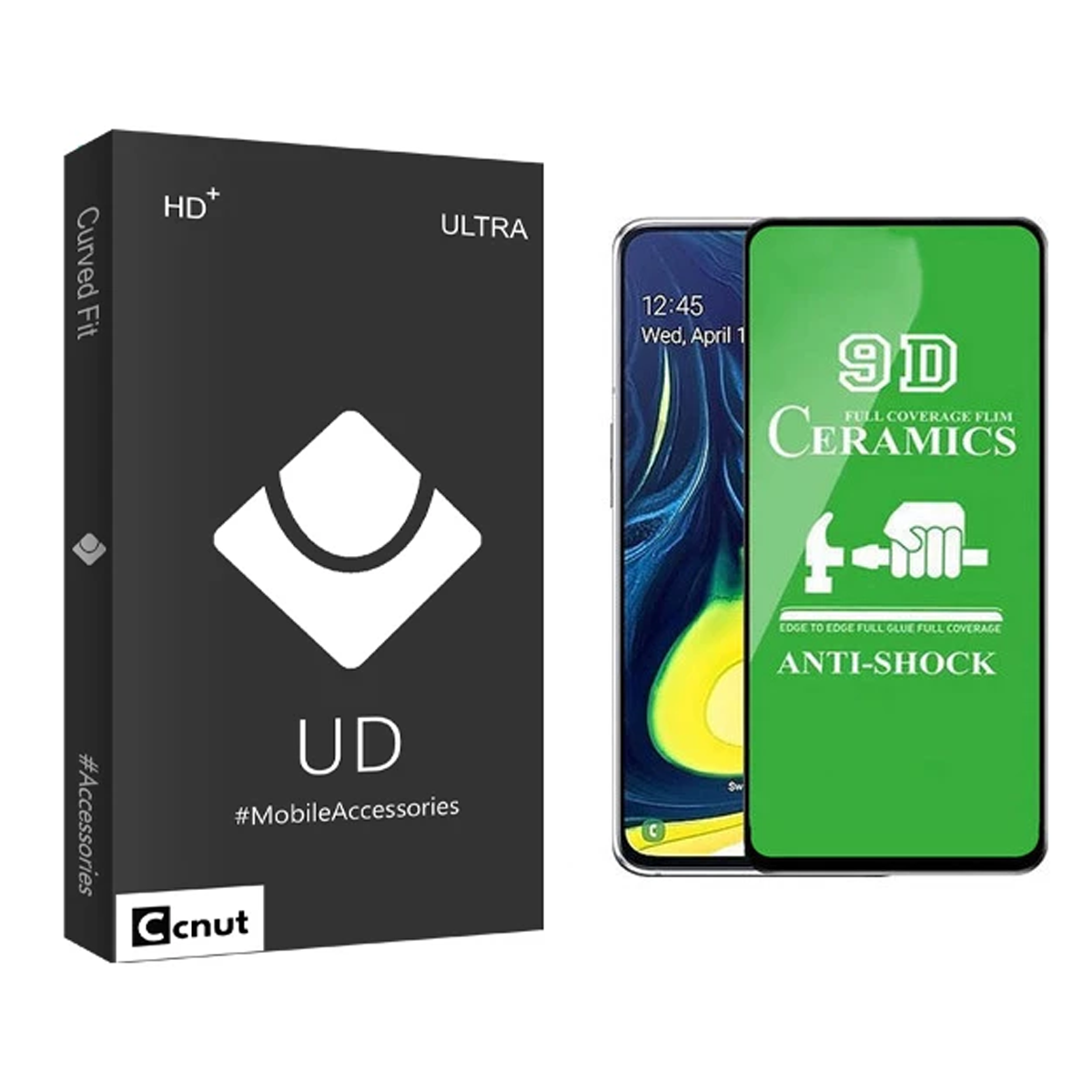 محافظ صفحه نمایش سرامیکی گوشی سامسونگ Galaxy A21 کوکونات مدل UD Black محافظ صفحه نمایش سرامیکی گوشی سامسونگ Galaxy A21 کوکونات مدل UD Black