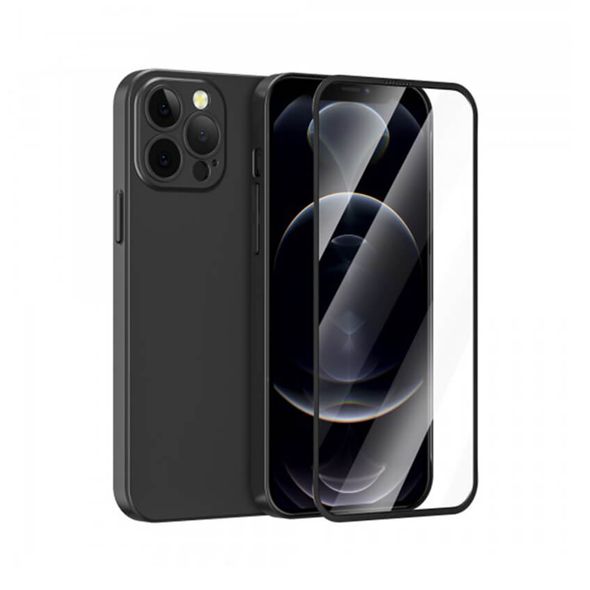 کاور گوشی اپل iPhone 13 Pro max گرین مدل Carsaca Plus به همراه محافظ صفحه نمایش HD 360 کاور گوشی اپل iPhone 13 Pro max گرین مدل Carsaca Plus به همراه محافظ صفحه نمایش HD 360