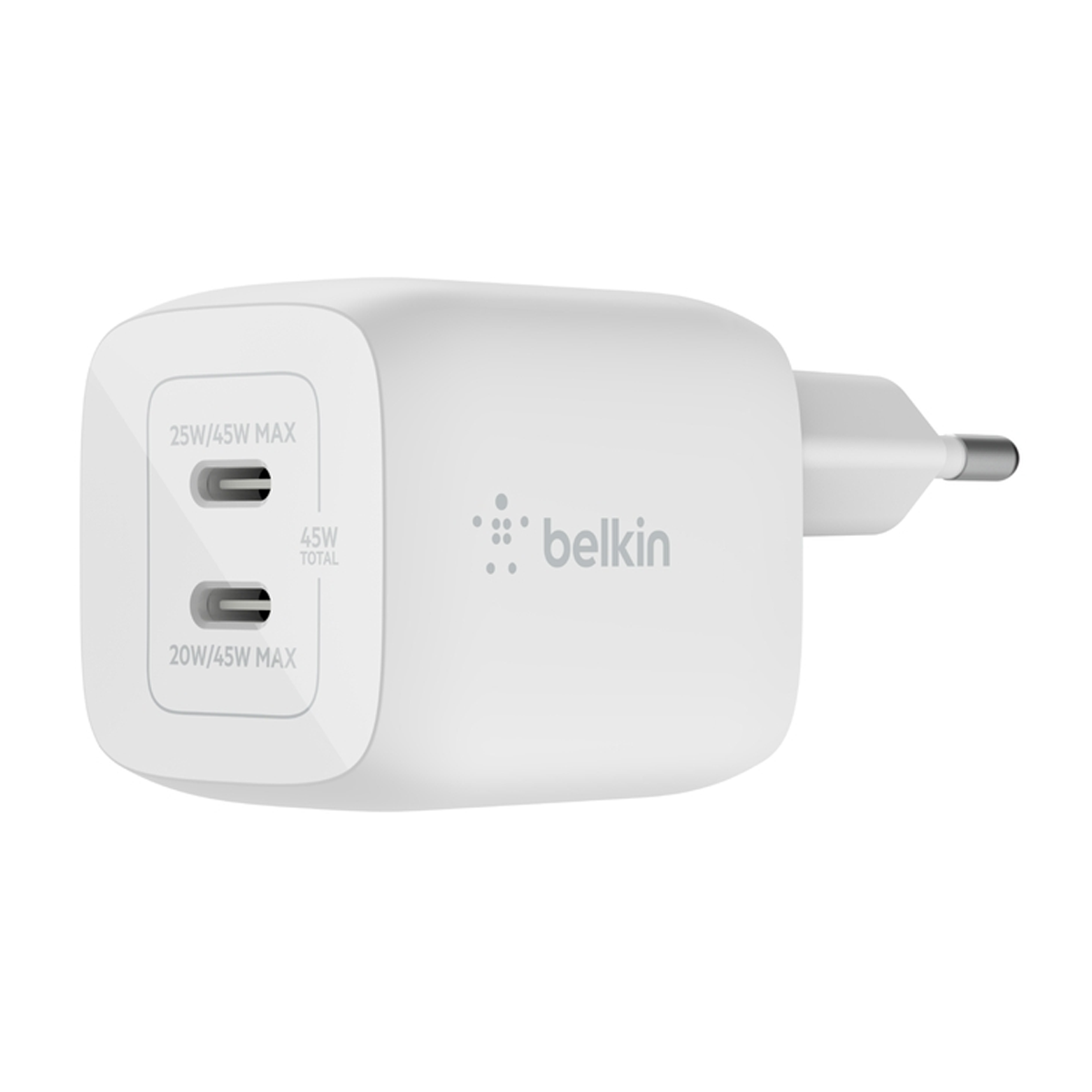 شارژر دیواری بلکین مدل WCH011vf USB-C توان 45 وات شارژر دیواری بلکین مدل WCH011vf USB-C توان 45 وات