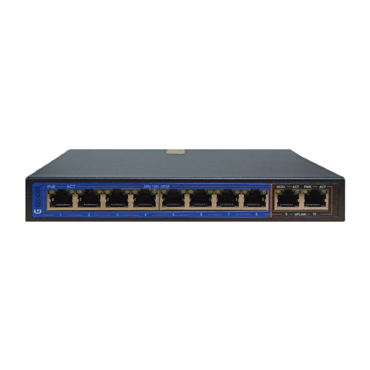 سوئیچ شبکه 8 پورت ایزیگیگز مدل EG-SWU-1301-10FGP سوئیچ شبکه 8 پورت ایزیگیگز مدل EG-SWU-1301-10FGP