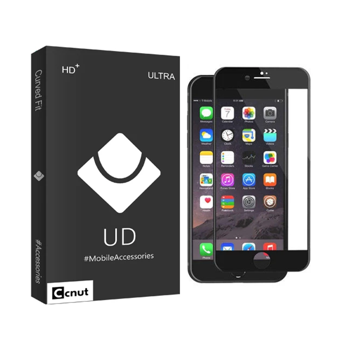 محافظ صفحه نمایش سرامیکی گوشی اپل iPhone SE 2020 کوکونات مدل UD Black محافظ صفحه نمایش سرامیکی گوشی اپل iPhone SE 2020 کوکونات مدل UD Black