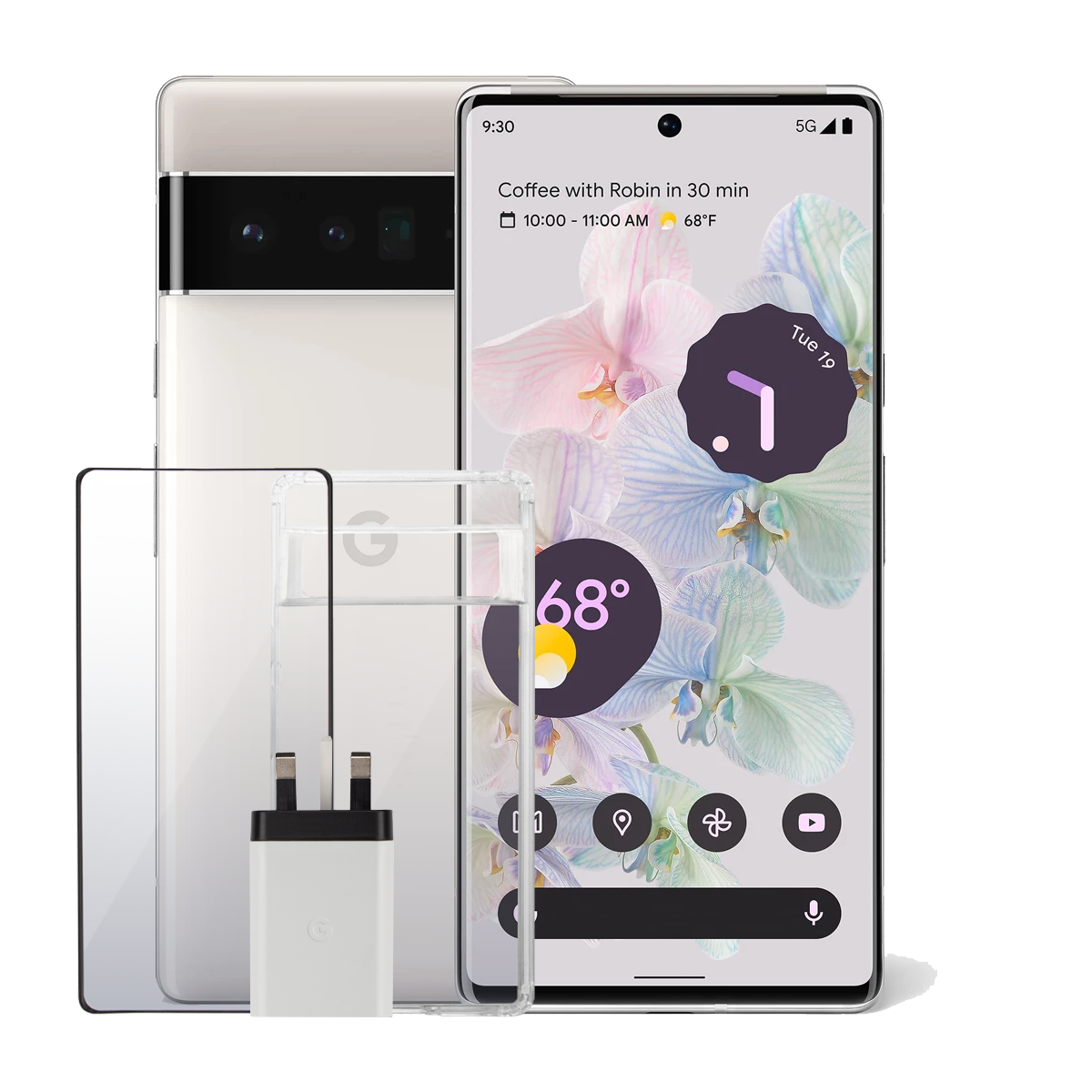 گوشی موبایل گوگل مدل Pixel 6 Pro 5G ظرفیت 128 گیگابایت رم 12 گیگابایت - چین به همراه شارژر، قاب و گلس گوشی موبایل گوگل مدل Pixel 6 Pro 5G ظرفیت 128 گیگابایت رم 12 گیگابایت - چین به همراه شارژر، قاب و گلس
