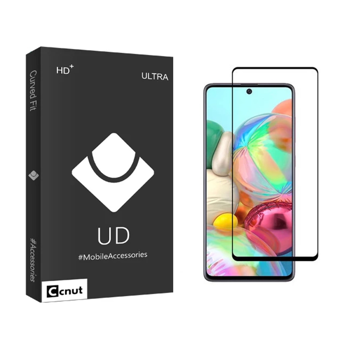 گلس گوشی سامسونگ Galaxy A71 کوکونات مدل UD Black گلس گوشی سامسونگ Galaxy A71 کوکونات مدل UD Black