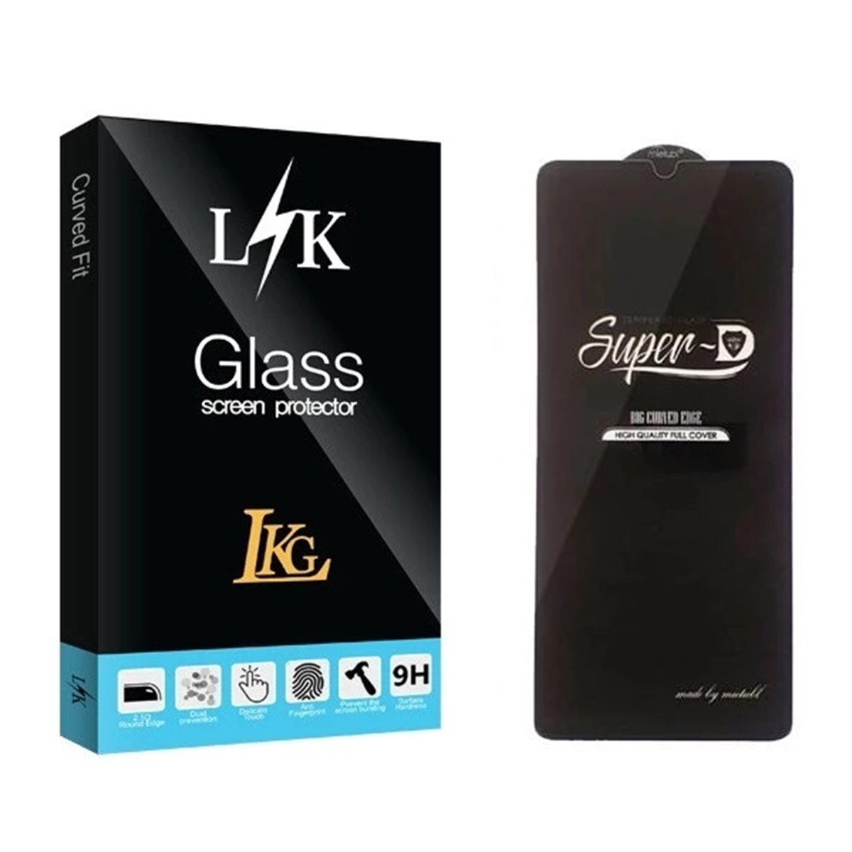 گلس گوشی پوکو M4 ال کا جی مدل LK Super-D 