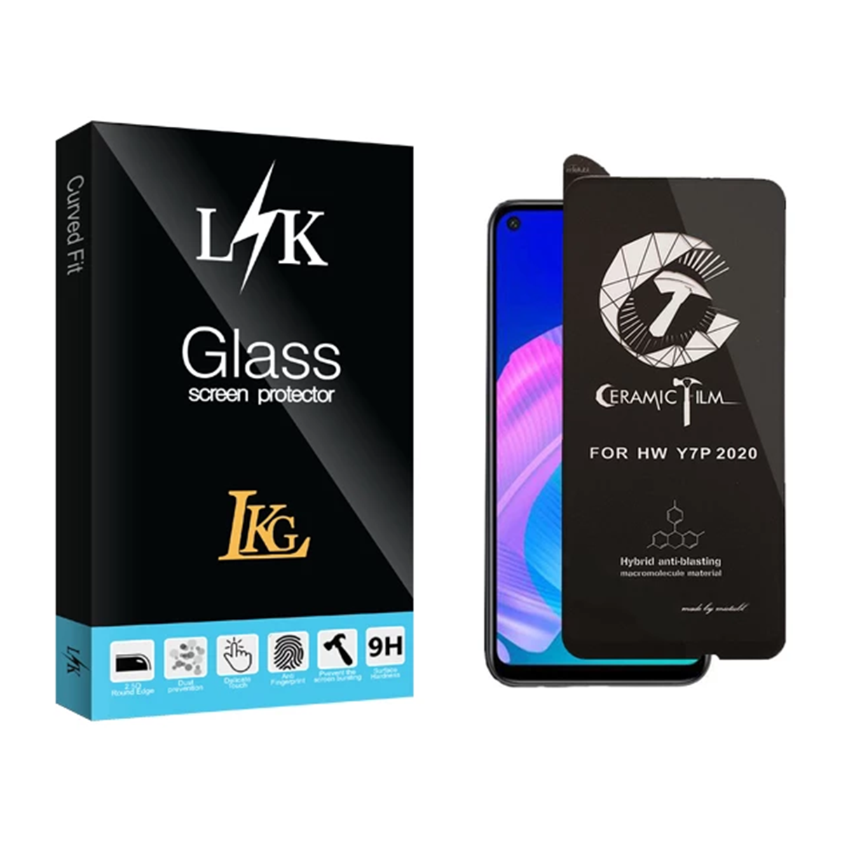 محافظ صفحه نمایش گوشی هوآوی Y7P ال کا جی سرامیکی مدل LKK crfilm محافظ صفحه نمایش گوشی هوآوی Y7P ال کا جی سرامیکی مدل LKK crfilm