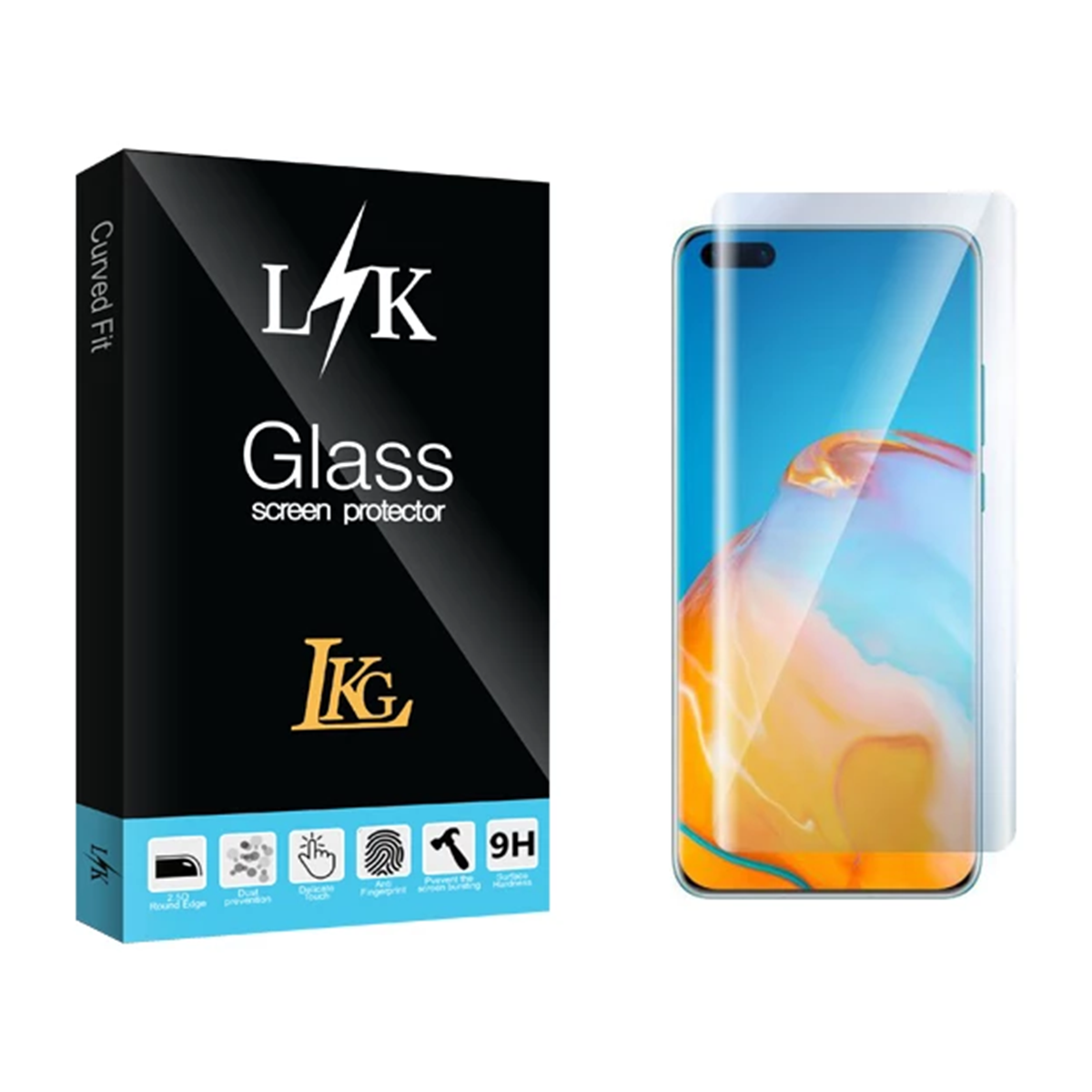 گلس گوشی هوآوی P40 Pro ال کا جی مدل LKK UV گلس گوشی هوآوی P40 Pro ال کا جی مدل LKK UV