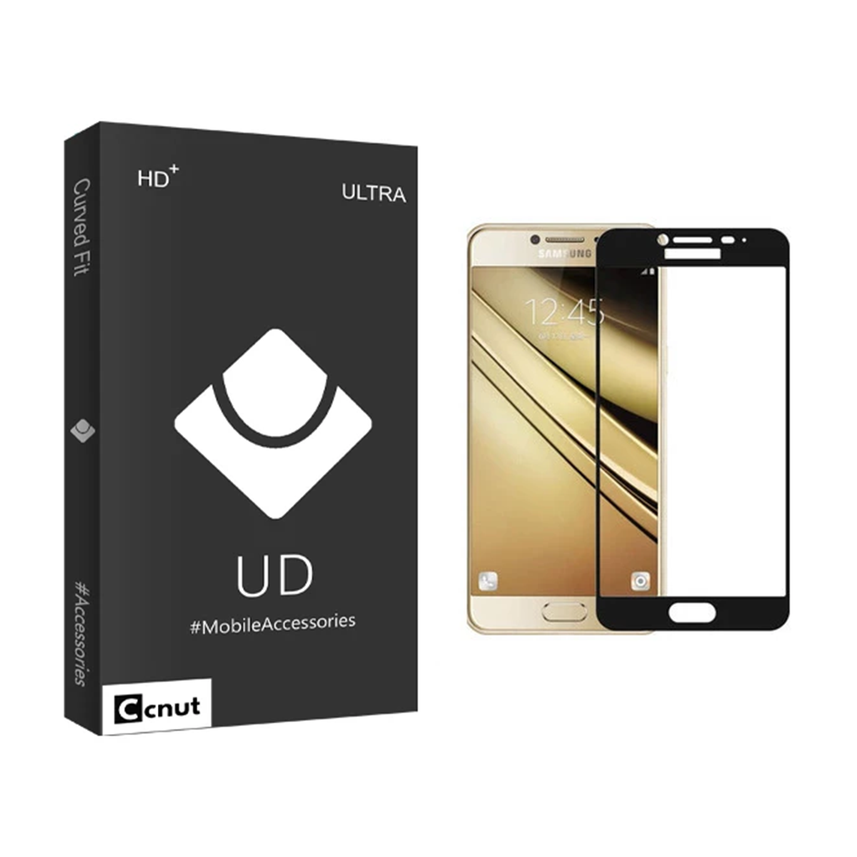 گلس گوشی سامسونگ Galaxy A7 2016 کوکونات مدل UD Black