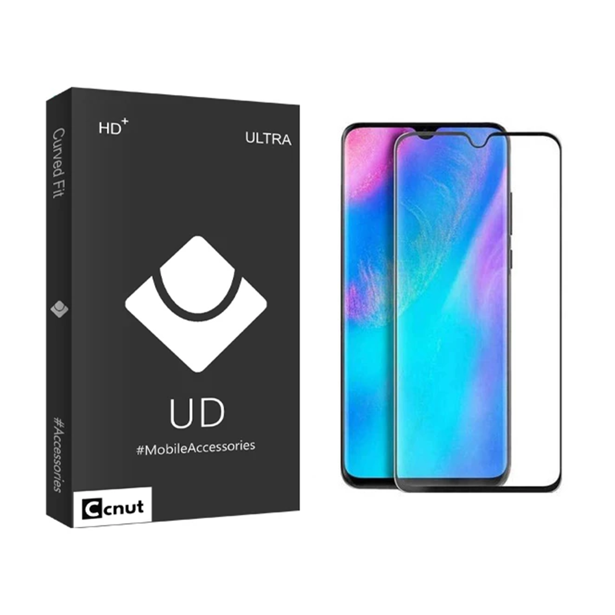گلس گوشی هوآوی Y5 2019 کوکونات مدل UD Black گلس گوشی هوآوی Y5 2019 کوکونات مدل UD Black
