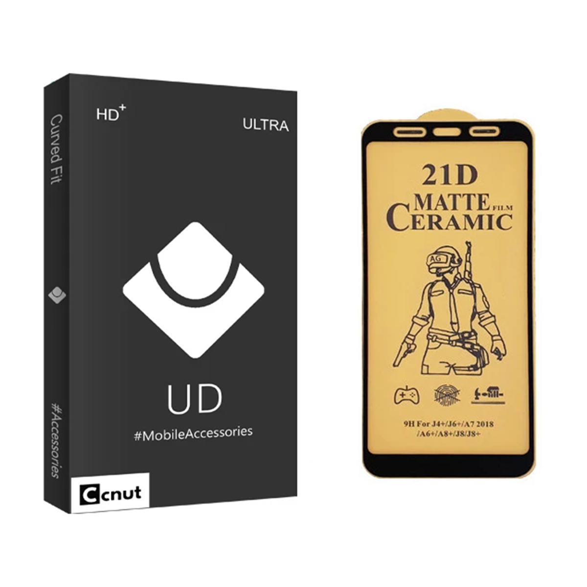 محافظ صفحه نمایش سرامیکی مات سامسونگ Galaxy J4 Plus کوکونات مدل UD Black محافظ صفحه نمایش سرامیکی مات سامسونگ Galaxy J4 Plus کوکونات مدل UD Black