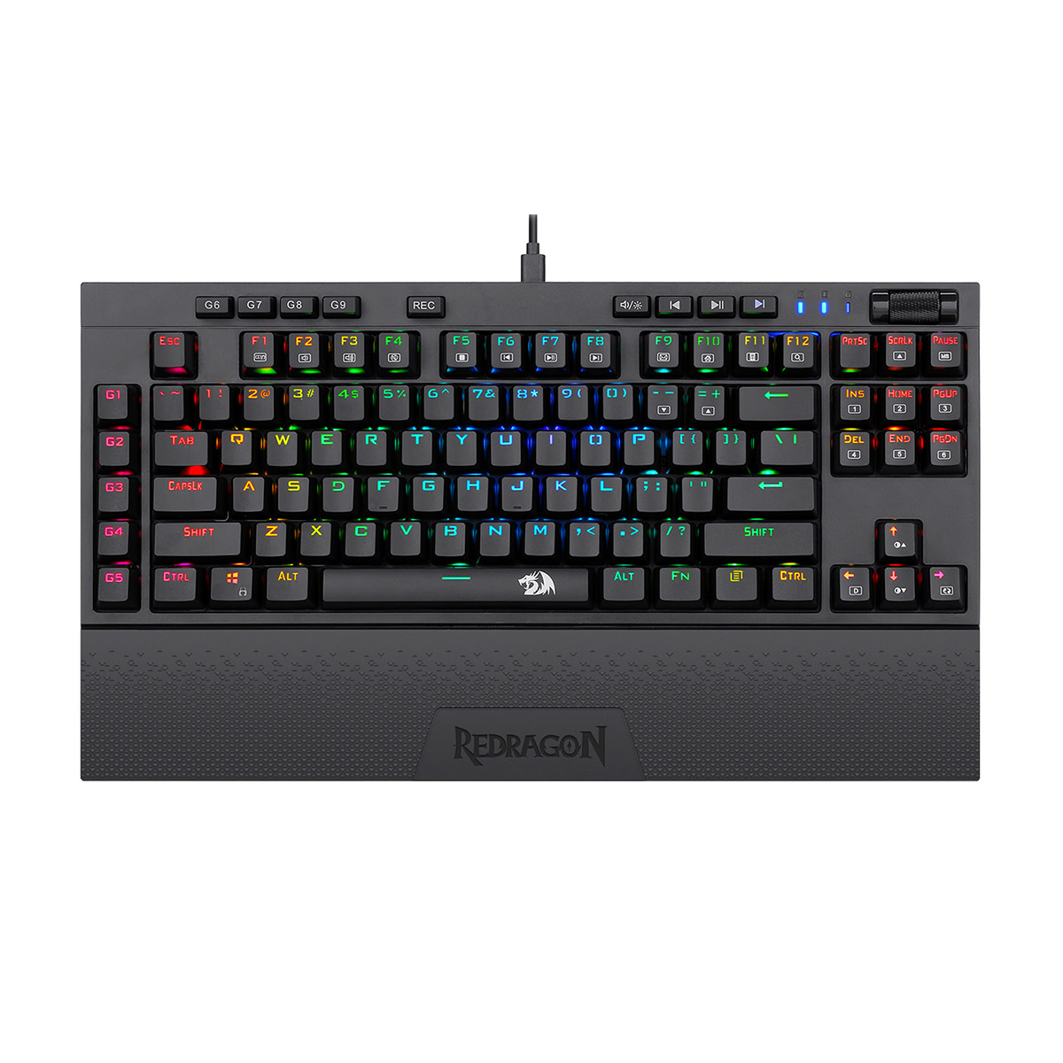 کیبورد گیمینگ ردراگون مدل Broadsword PRO K588 سوئیچ آبی
