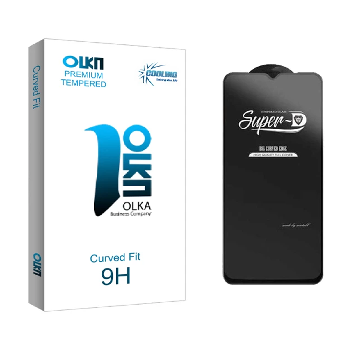 گلس گوشی پوکو C55 کولینگ مدل Olka SuperD گلس گوشی پوکو C55 کولینگ مدل Olka SuperD