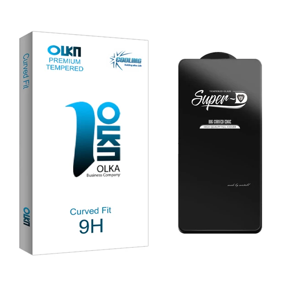 گلس گوشی شیائومی Redmi 10X 4G کولینگ مدل Olka SuperD گلس گوشی شیائومی Redmi 10X 4G کولینگ مدل Olka SuperD
