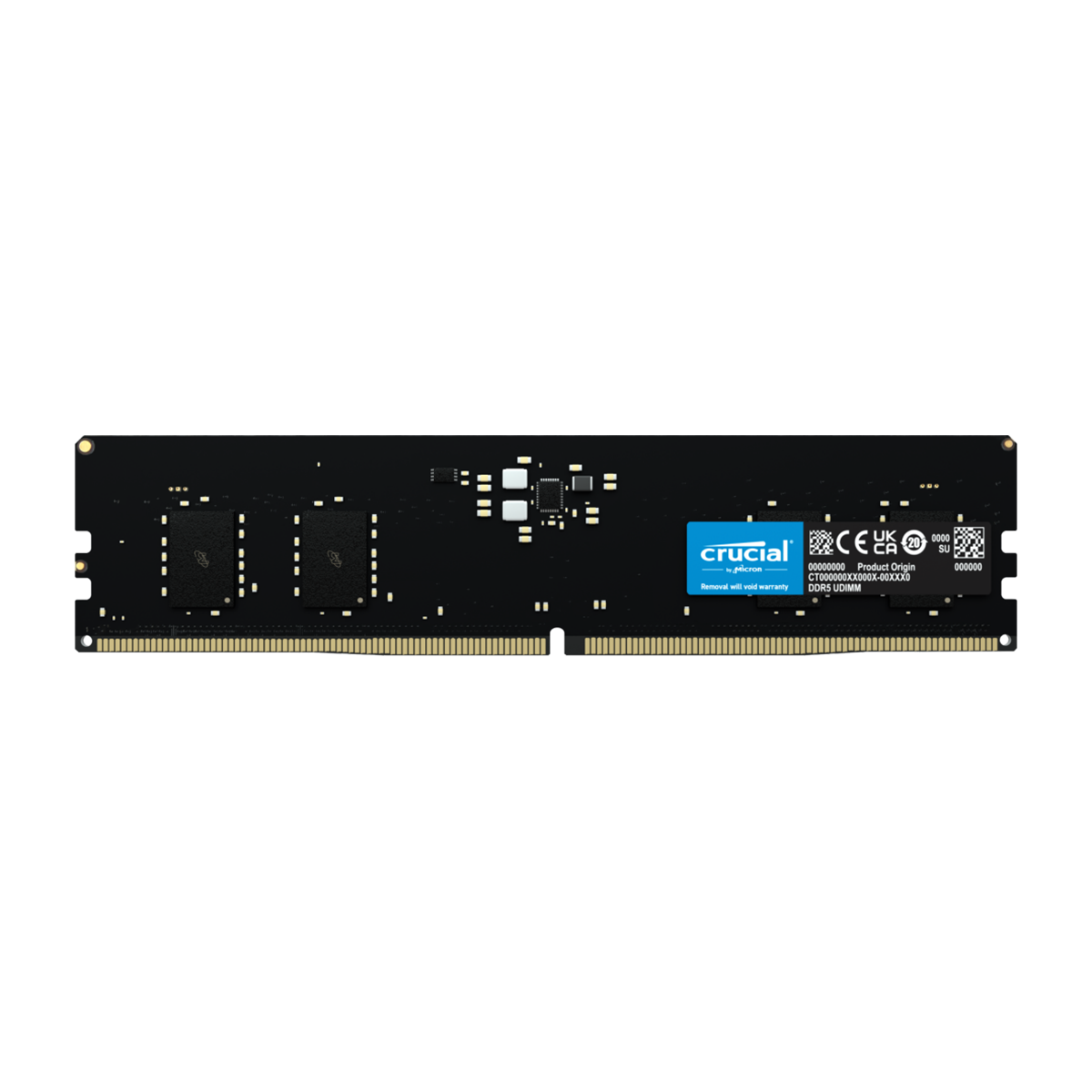 رم کامپیوتر DDR5 تک کاناله 4800 مگاهرتز CL40 کروشیال مدل CT8G48C40U5 ظرفیت 8 گیگابایت رم کامپیوتر DDR5 تک کاناله 4800 مگاهرتز CL40 کروشیال مدل CT8G48C40U5 ظرفیت 8 گیگابایت