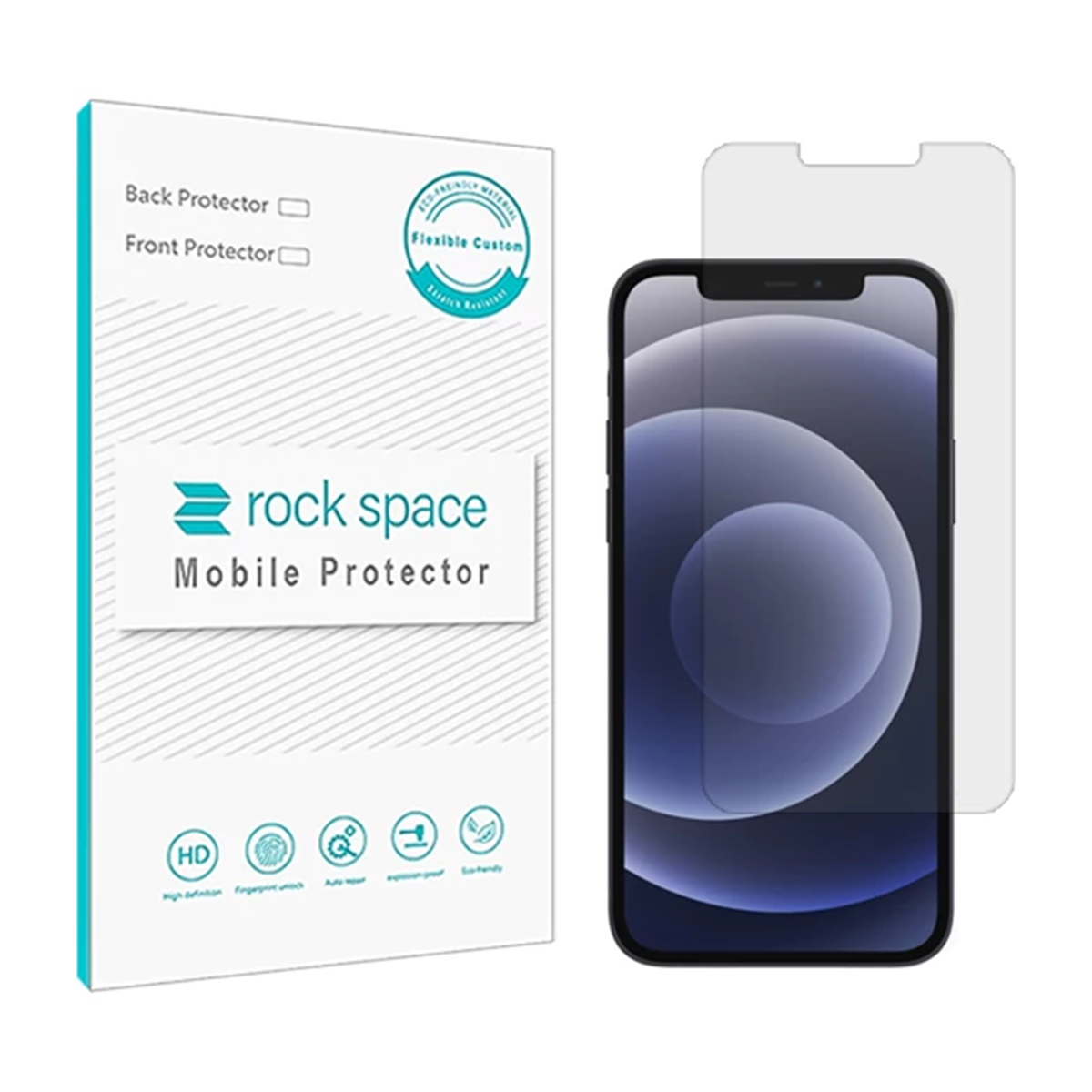گلس گوشی اپل iPhone 12 راک اسپیس مدل Hygel گلس گوشی اپل iPhone 12 راک اسپیس مدل Hygel