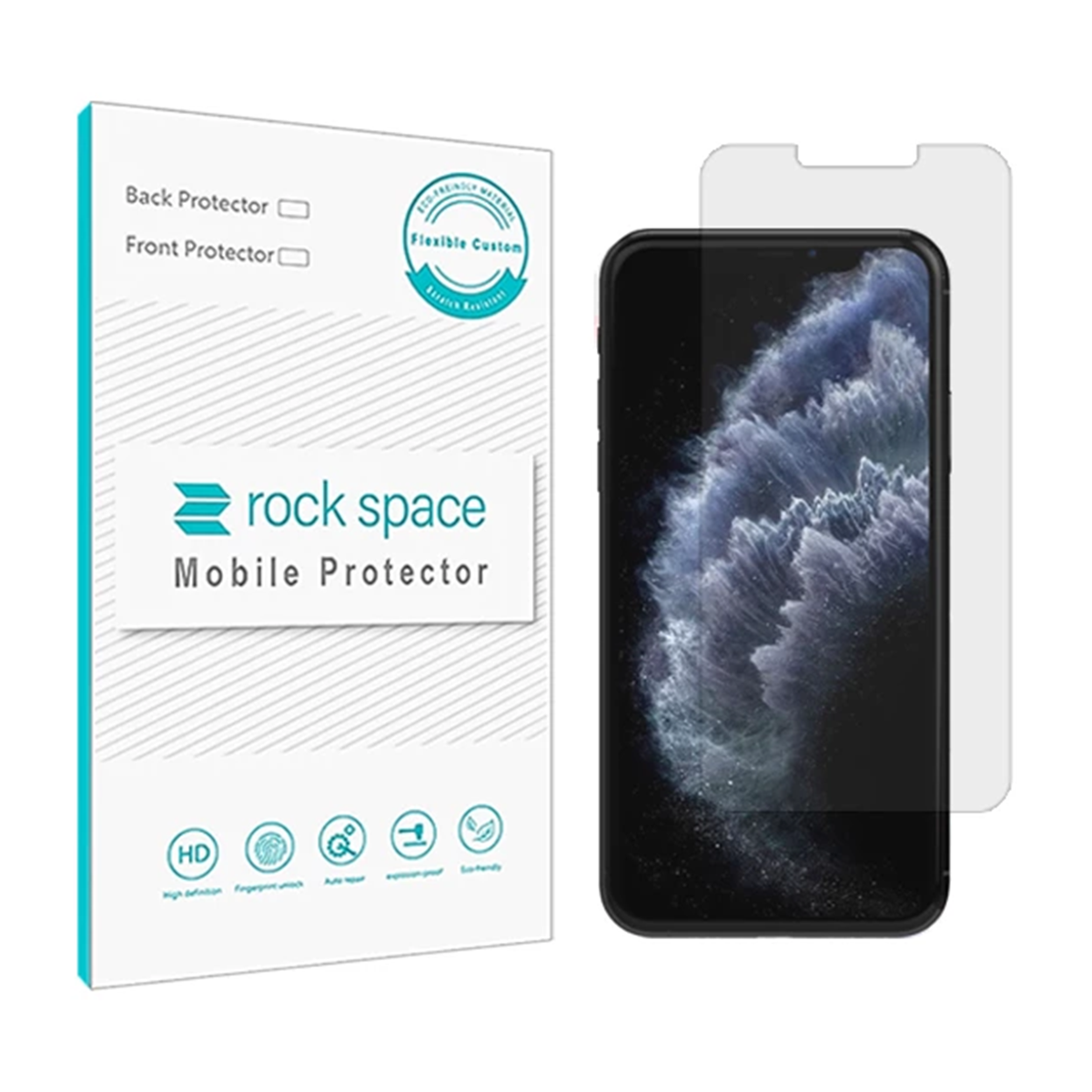گلس گوشی اپل iPhone 11 Pro Max راک اسپیس مدل Hygel گلس گوشی اپل iPhone 11 Pro Max راک اسپیس مدل Hygel