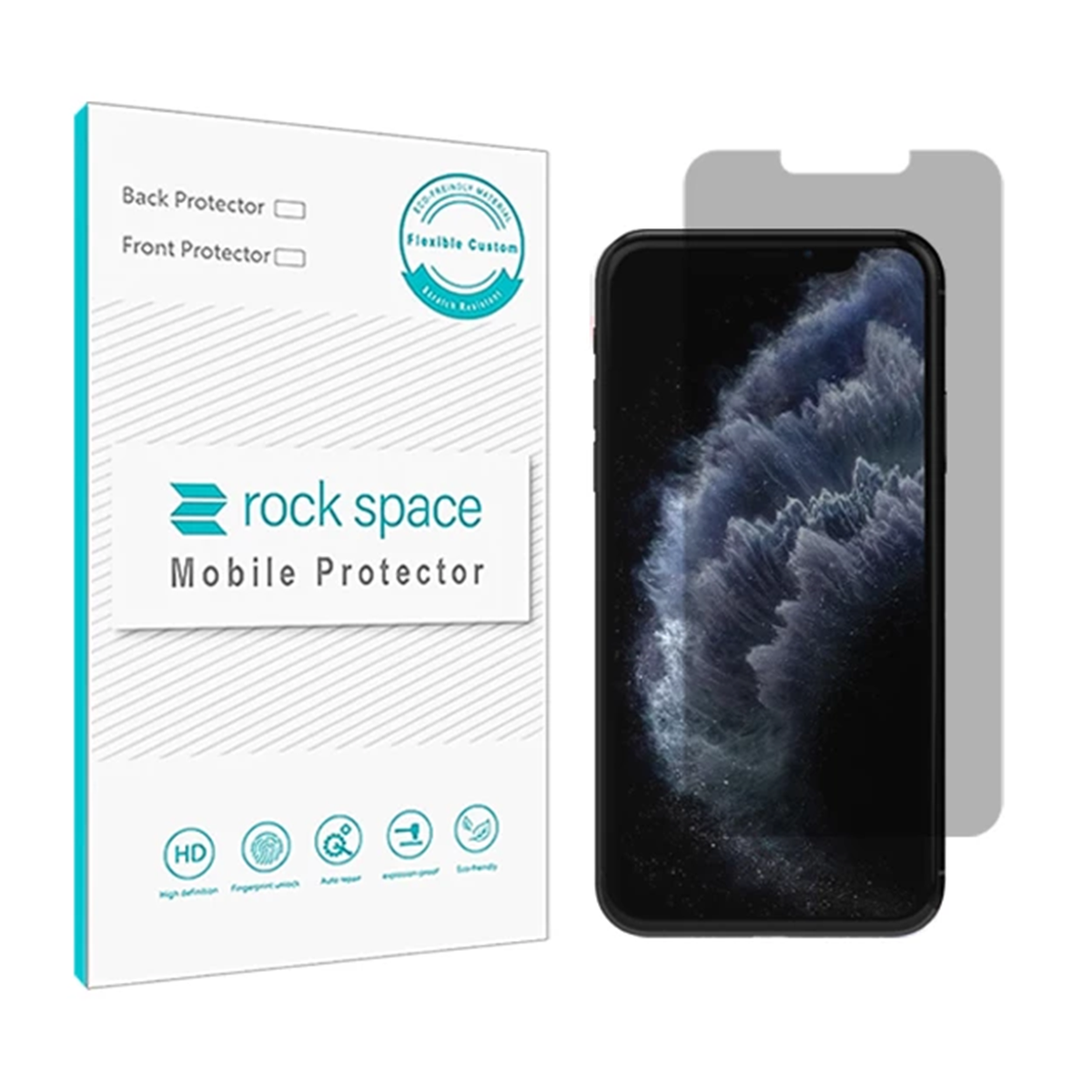 گلس گوشی اپل iPhone 11 Pro راک اسپیس پرایوسی مدل HyPRV گلس گوشی اپل iPhone 11 Pro راک اسپیس پرایوسی مدل HyPRV