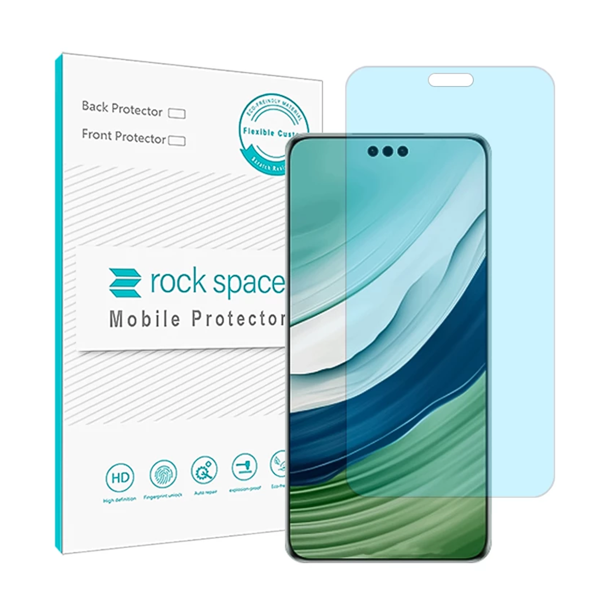 گلس گوشی هوآوی Mate 60 pro plus راک اسپیس مدل BLU گلس گوشی هوآوی Mate 60 pro plus راک اسپیس مدل BLU