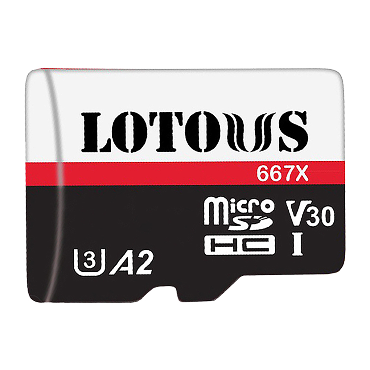 کارت حافظه microSDHC لوتوس استاندارد U3 A2 مدل 667X ظرفیت 64 گیگابایت کارت حافظه microSDHC لوتوس استاندارد U3 A2 مدل 667X ظرفیت 64 گیگابایت