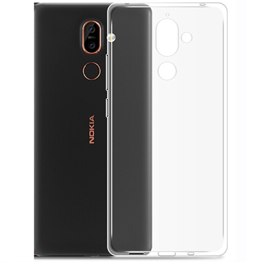 قاب ژلهای شفاف داخل کارتون مناسب برای گوشی نوکیا مدل Nokia 7 Plus قاب ژلهای شفاف داخل کارتون مناسب برای گوشی نوکیا مدل Nokia 7 Plus