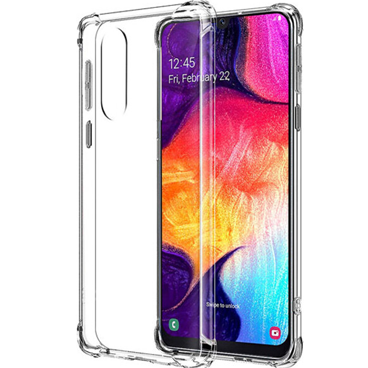 قاب ژلهای شفاف داخل کارتون مناسب برای گوشی سامسونگ مدل Galaxy A70 قاب ژلهای شفاف داخل کارتون مناسب برای گوشی سامسونگ مدل Galaxy A70