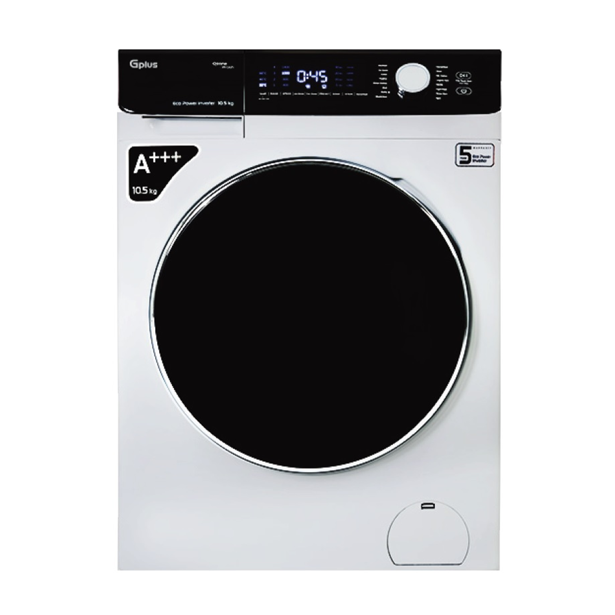 ماشین لباسشویی جی پلاس 10.5 کیلویی مدل GWM-M104