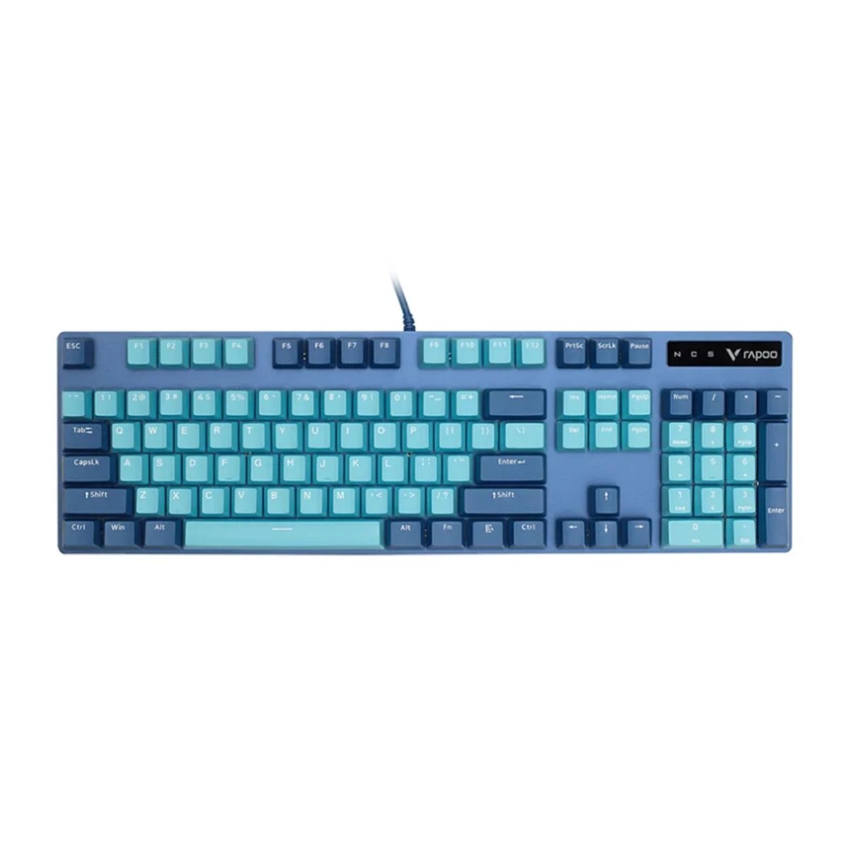 کیبورد گیمینگ رپو مدل V500 PRO Cyan Blue کیبورد گیمینگ رپو مدل V500 PRO Cyan Blue