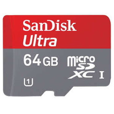 کارت حافظه microSDXC سن دیسک مدل Ultra A1 کلاس 10 استاندارد UHS-I سرعت 120MBps ظرفیت 64 گیگابایت کارت حافظه microSDXC سن دیسک مدل Ultra A1 کلاس 10 استاندارد UHS-I سرعت 120MBps ظرفیت 64 گیگابایت