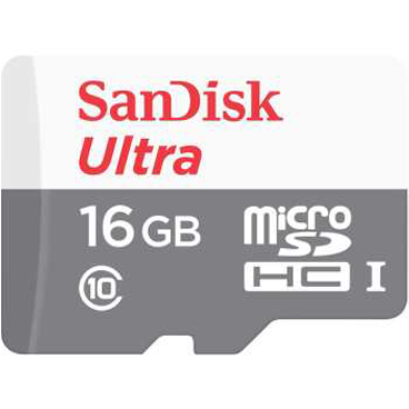 کارت حافظه microSDHC سن دیسک مدل Ultra کلاس 10 استاندارد UHS-I U1 سرعت 80MBps 533X ظرفیت 16 گیگابایت کارت حافظه microSDHC سن دیسک مدل Ultra کلاس 10 استاندارد UHS-I U1 سرعت 80MBps 533X ظرفیت 16 گیگابایت