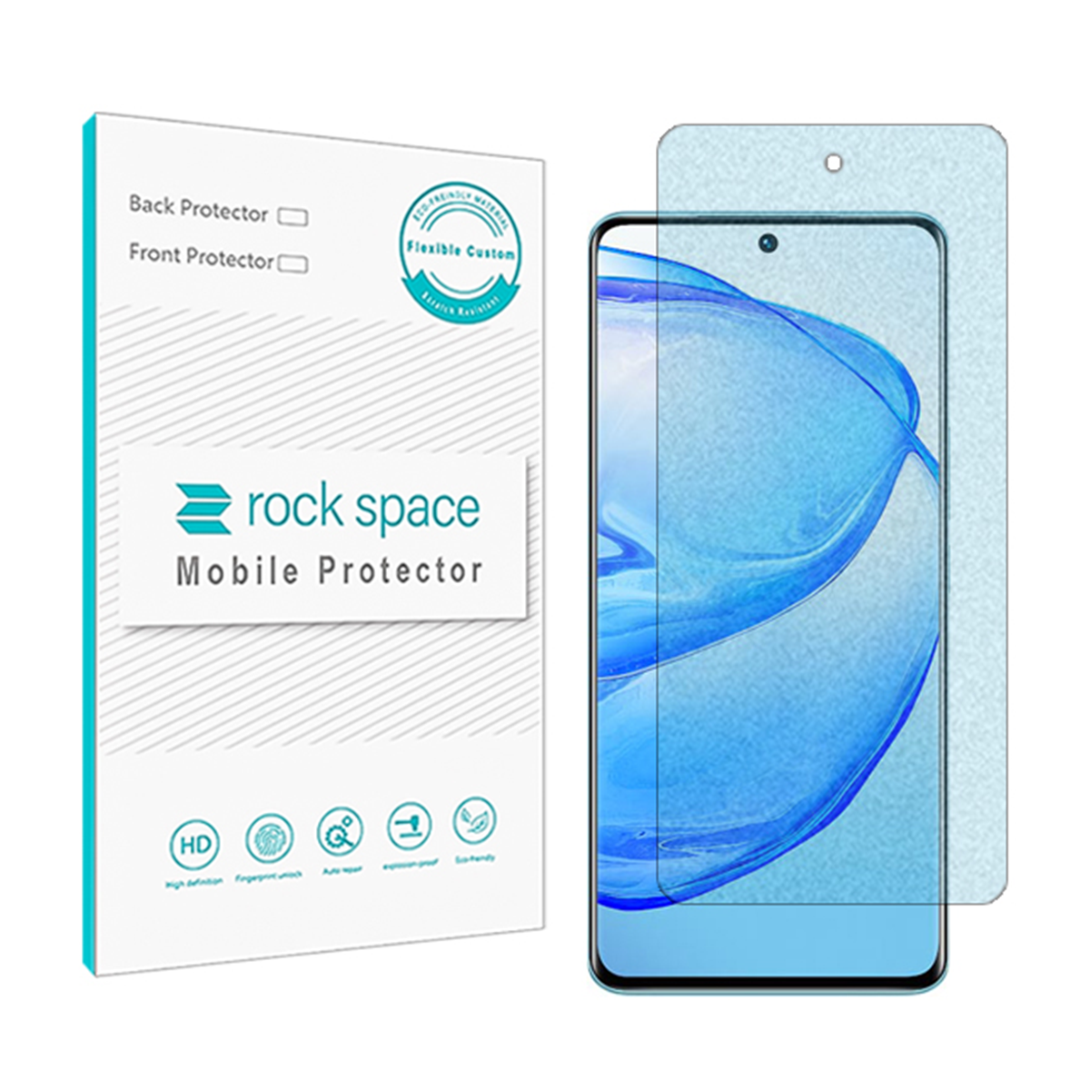 گلس مات گوشی ویوو V25 Pro راک اسپیس مدل MBLU  گلس مات گوشی ویوو V25 Pro راک اسپیس مدل MBLU