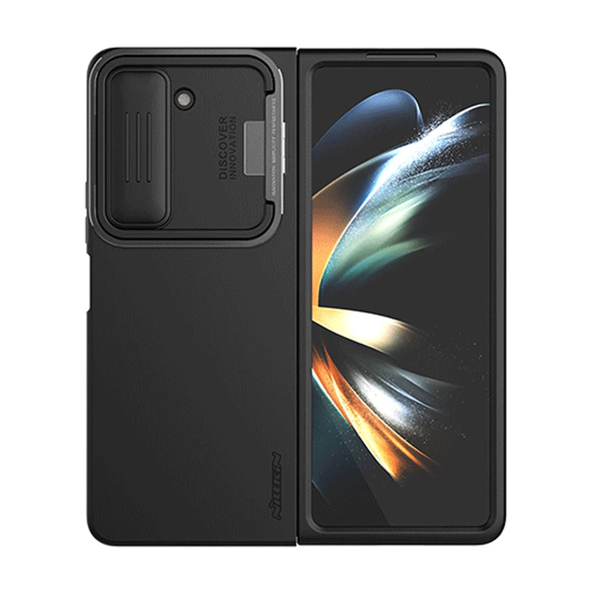کاور گوشی سامسونگ Galaxy Z Fold 5 نیلکین مدل CamShield Silky Silicone Stand Version کاور گوشی سامسونگ Galaxy Z Fold 5 نیلکین مدل CamShield Silky Silicone Stand Version