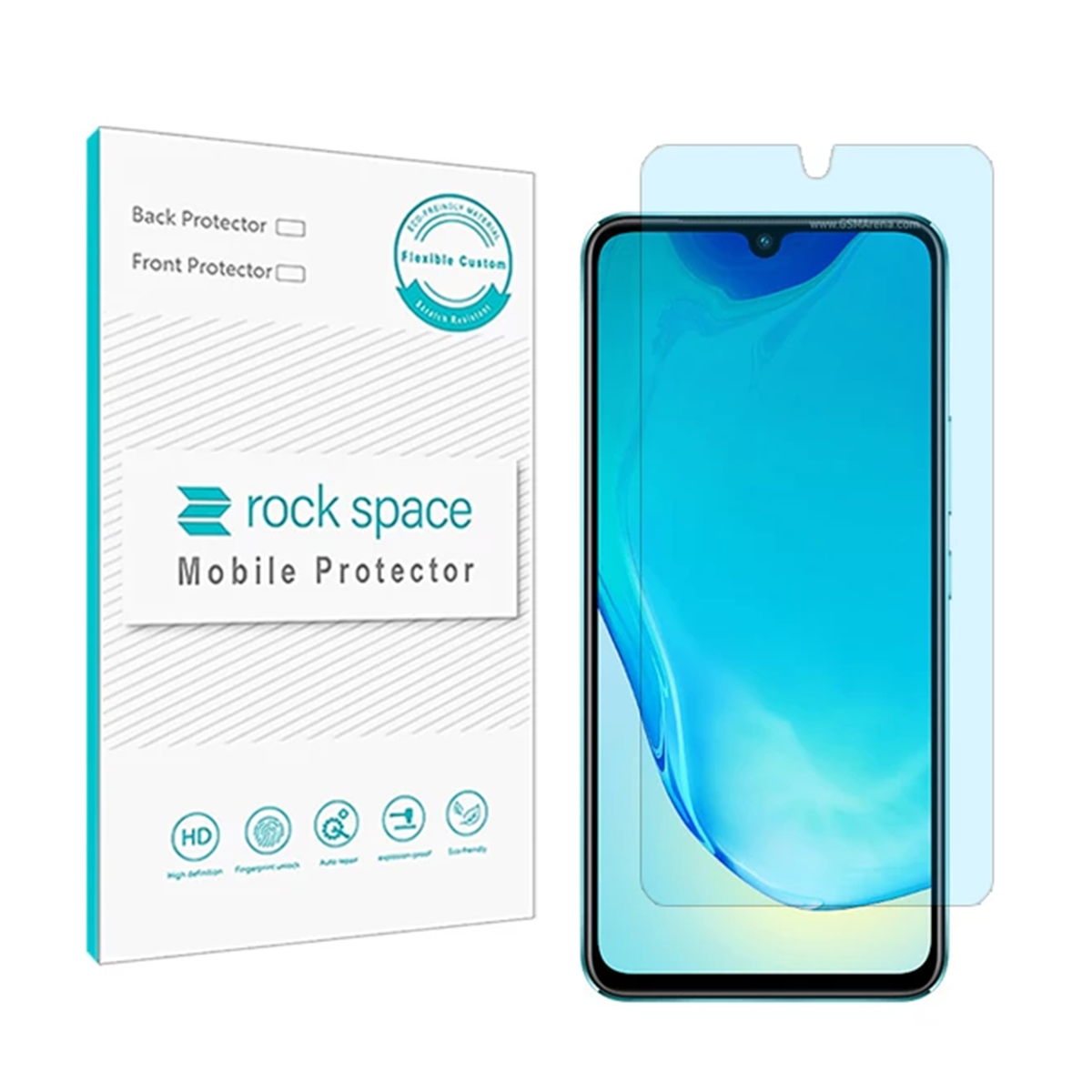 گلس گوشی ویوو V25 راک اسپیس مدل BLU  گلس گوشی ویوو V25 راک اسپیس مدل BLU