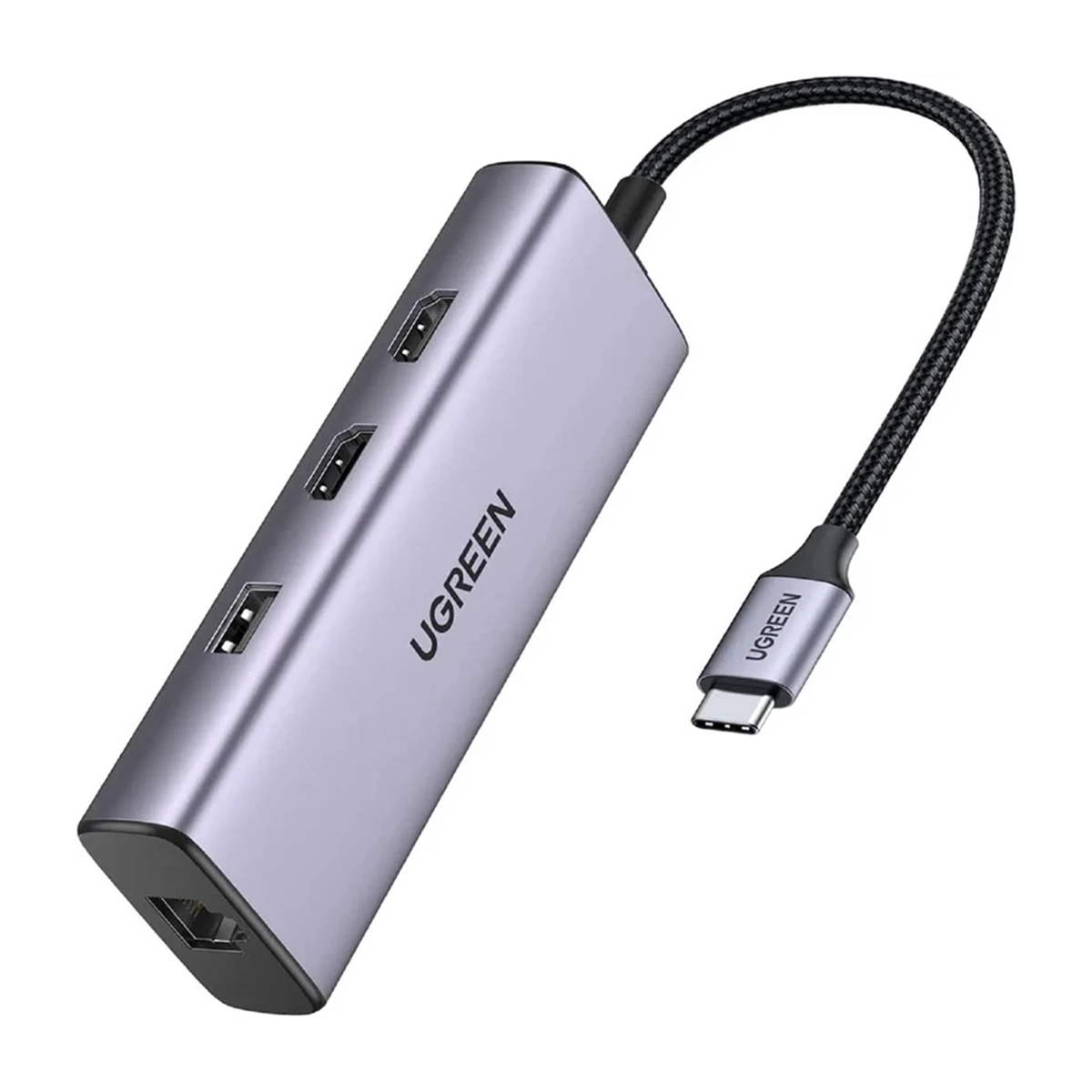 هاب USB-C یوگرین 8 پورت مدل CM490 90119 هاب USB-C یوگرین 8 پورت مدل CM490 90119