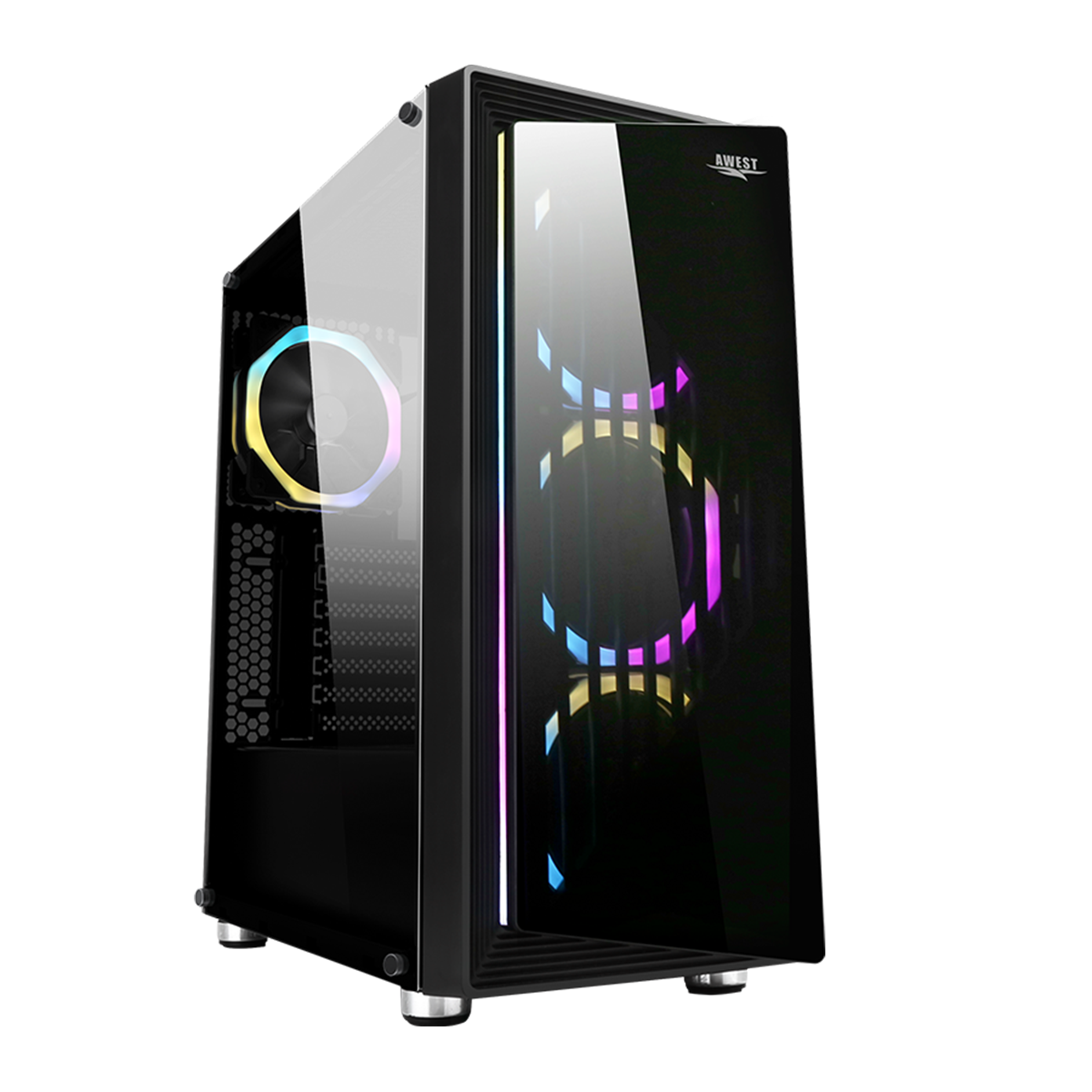 کیس کامپیوتر گیمینگ اوست مدل GT-AV08 کیس کامپیوتر گیمینگ اوست مدل GT-AV08