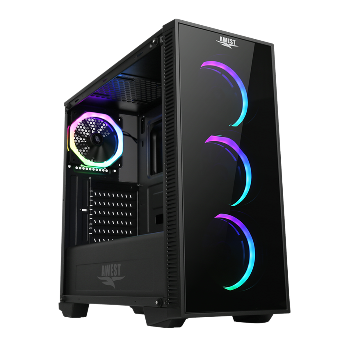 کیس کامپیوتر گیمینگ اوست مدل GT-AV06 کیس کامپیوتر گیمینگ اوست مدل GT-AV06