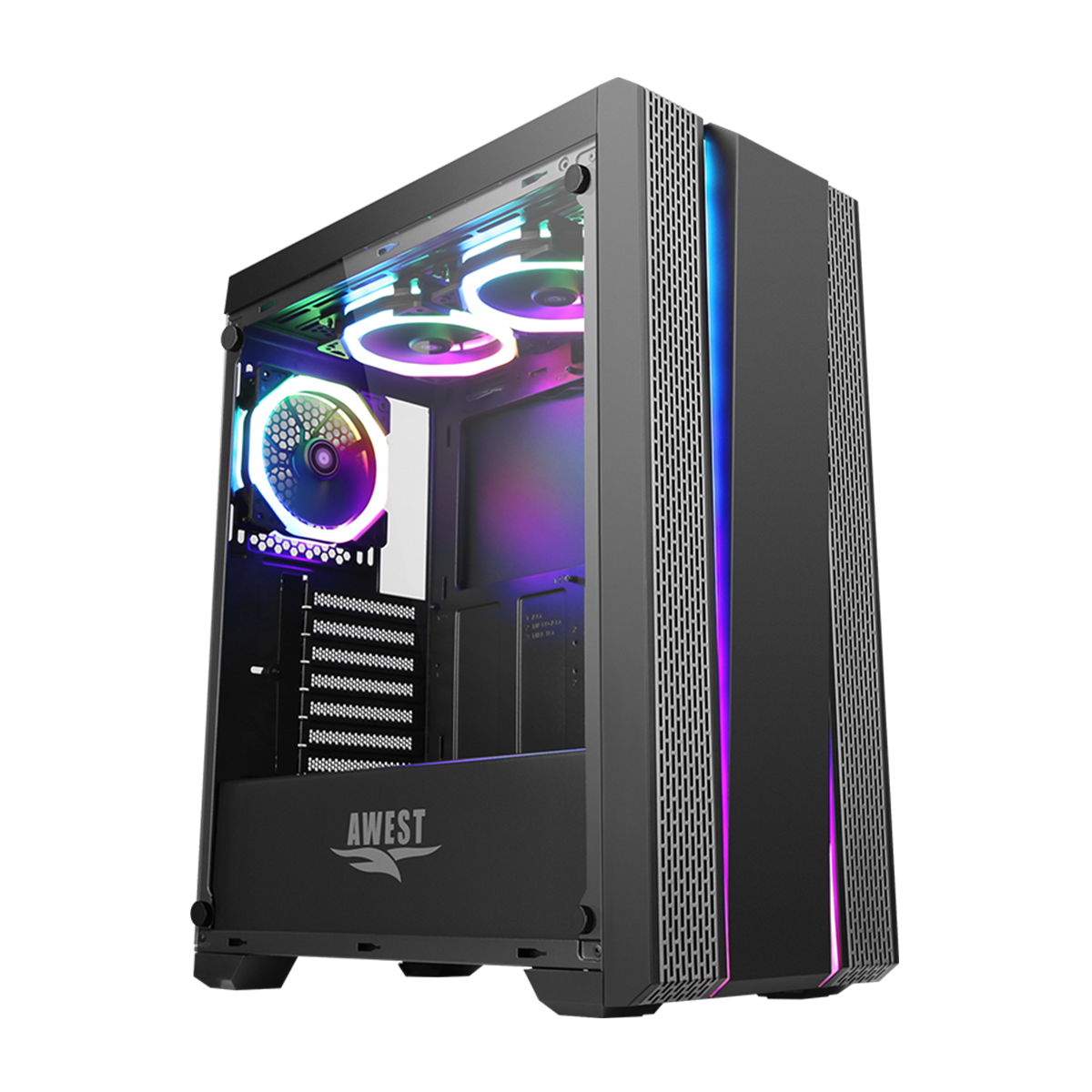 کیس کامپیوتر اوست گیمینگ مدل GT-AV04-BG کیس کامپیوتر اوست گیمینگ مدل GT-AV04-BG