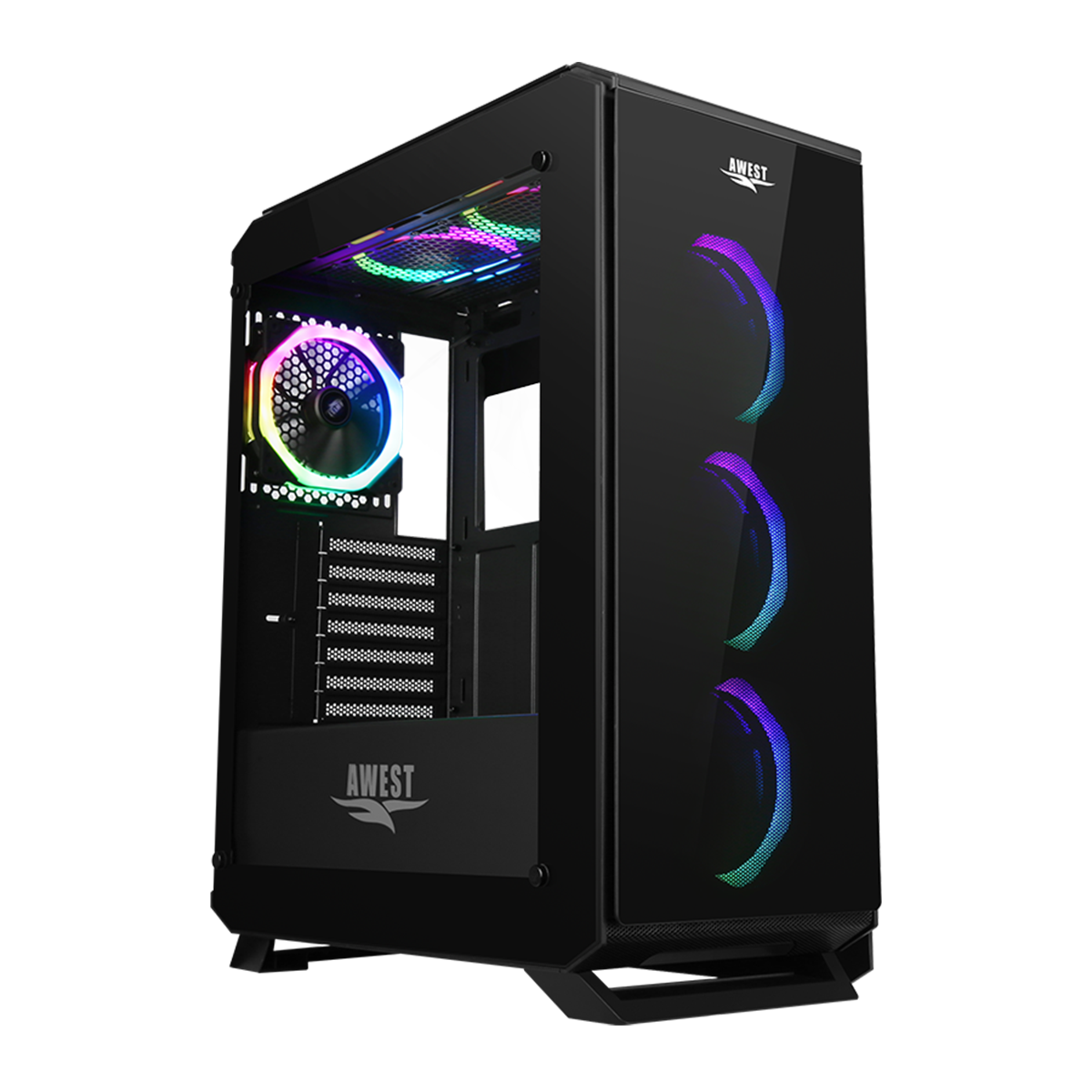 کیس کامپیوتر گیمینگ اوست مدل GT-AV03 کیس کامپیوتر گیمینگ اوست مدل GT-AV03
